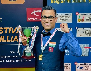 Sourav Kothari, professional cue sports player