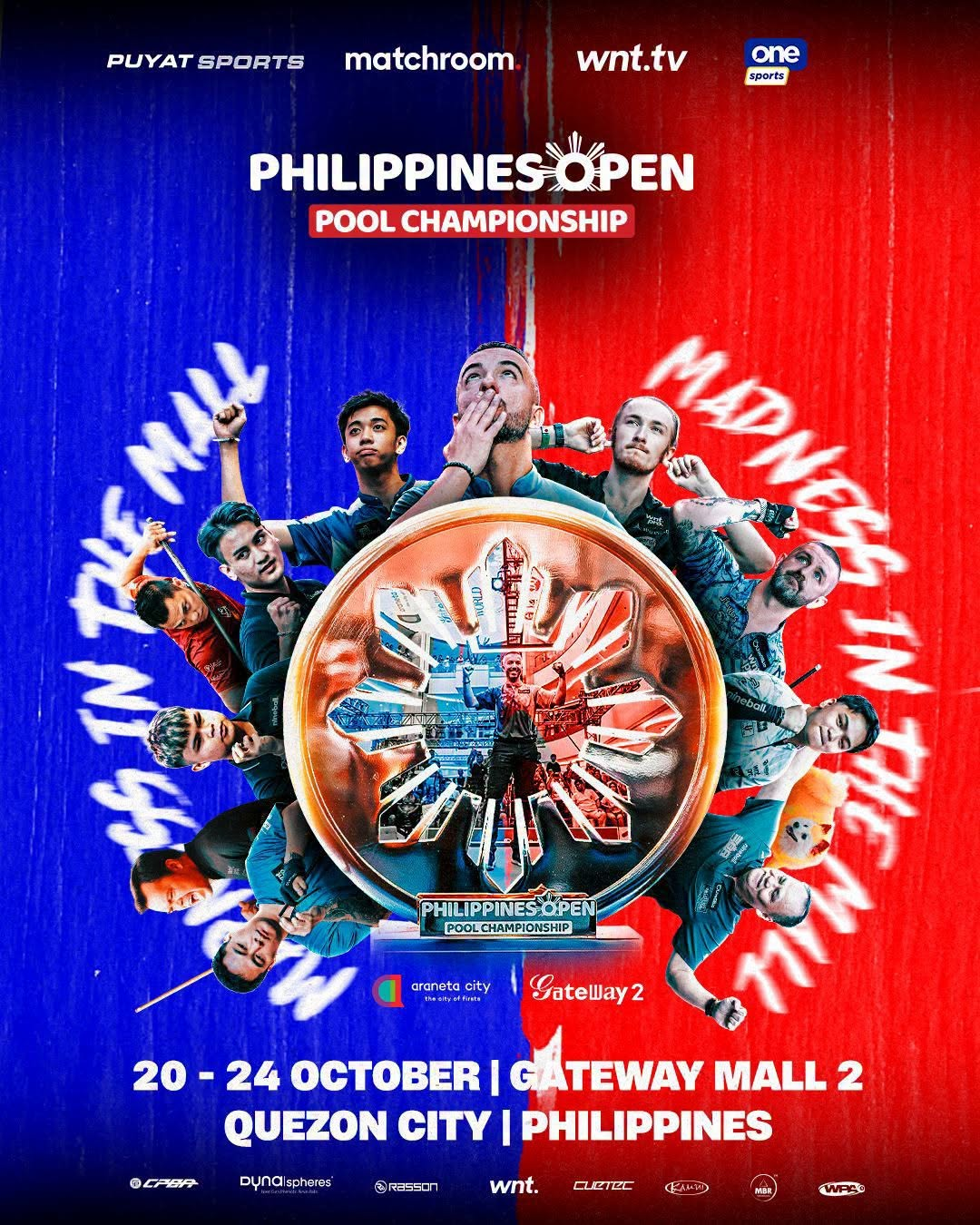 Official poster — Philippines Open Pool Championship